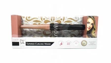 Pure Silk Tapered Curling Wand Ceramic Heat Curls in Minutes Spa Therapy NEW