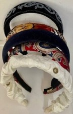 Collection Of Five Vintage Designer Headbands. Circa 1960 s