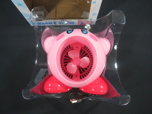 kirby no fan hoshi star usb desk tabletop Pink Nintendo game tested Japan JP - Picture 2 of 24