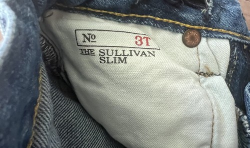 Authentic Polo Ralph Lauren Blue Boys Jeans Sullivan Slim Size 3 T - Picture 3 of 6