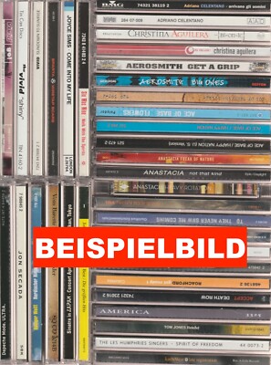 SAMMLUNG 100 x CD ALBUM SAMPLER MIT ROCK POP METAL TECHNO HIPP HOPP USW.