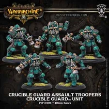 WARMACHINE-CRUCIBLE GUARD : Assault Troopers (5)  (PIP 37021)