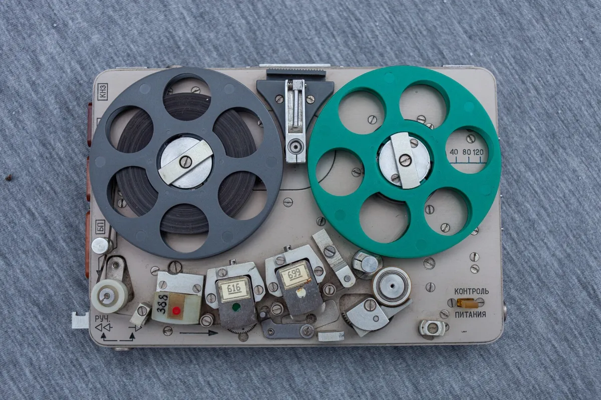 Soviet spy KGB copy of NAGRA reel to reel tape recorder
