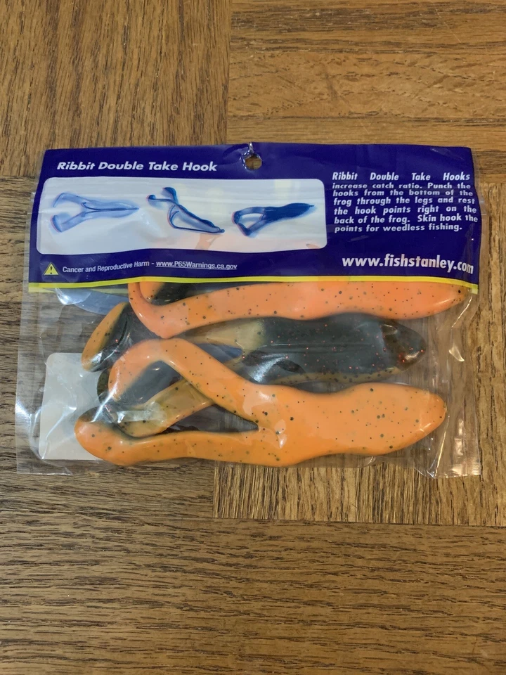 Stanley Ribbit Fish Bull Ribbit Cajun Craw Чеснок Ароматизированный - 1ea Упаковка Из 3-Новых-ДОСТАВКА24 - Изображение 4 из 4