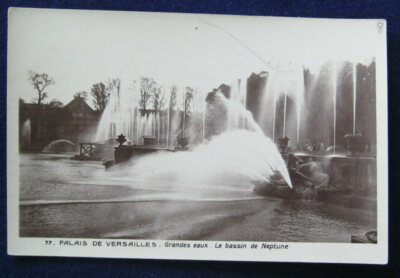 Grandes Eaux Le Bassin de Neptune Palais de Versailles Postcard