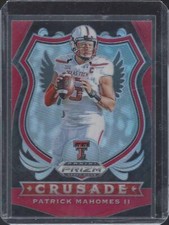 PATRICK MAHOMES 2020 PANINI PRIZM CRUSADE RED PRIZMS #80