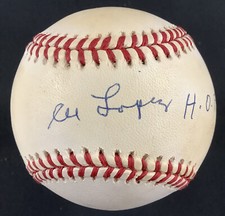Al Lopez Signed Baseball Rawlings White Sox Autograph HOF 77 Inscription JSA