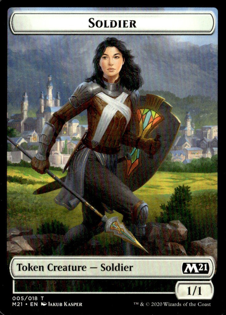 2020 Core Set 2021 Tokens Soldier Token/Common #5