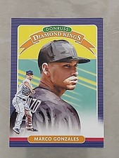 2020 Donruss Yellow Parallels Dollar Tree Marco Gonzalez Diamond King