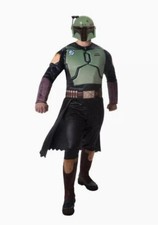 Star Wars Adult Book of Boba Fett Dress Up Play Costume Size SD 32-34 Halloween