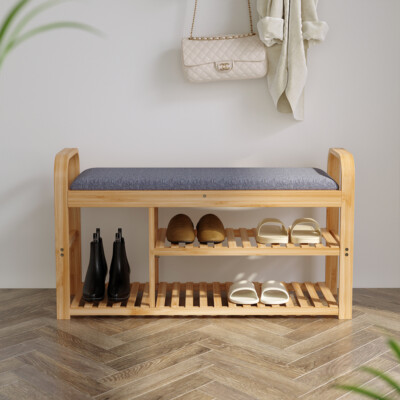 Padded Shoe Bench Padded Shoe Bench Bamboo Shoe Rack Shoe Storage