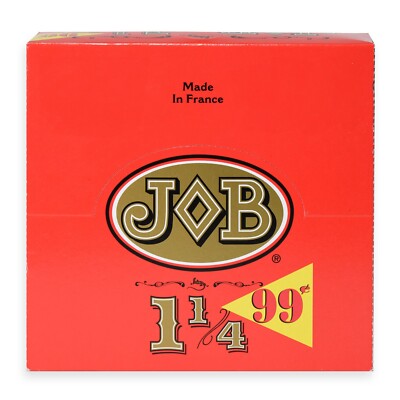 job cigarette papers JOB Orange Papers 100 COUNT Box JOB 1 1/4 Pre-Price 78mm Rolling Cigarette  Paper