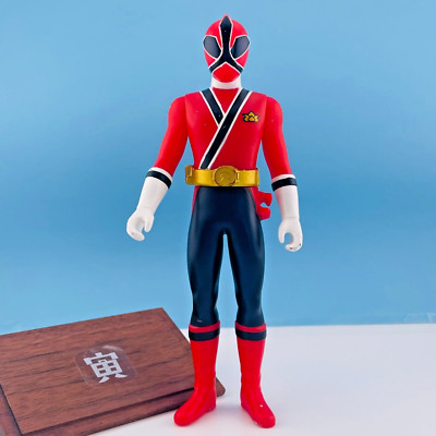 Samurai Sentai Shinkenger Shinken Red soft vinyl figure 17cm 2011 Hero Japan