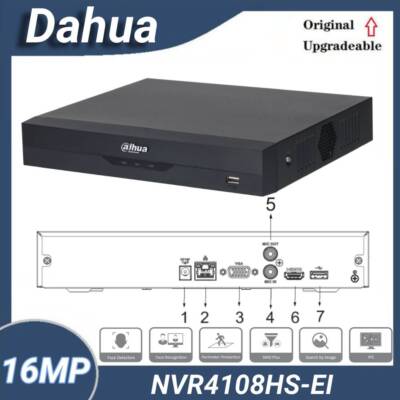 Dahua NVR4108HS-EI 8CH 12MP Wizsense Netzwerk Video Recorder Dahua Kamera System
