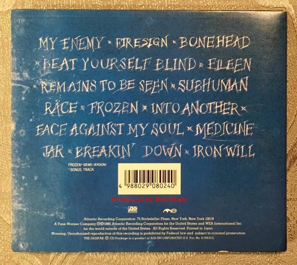 Skid Row - Subhuman Race + 1 Bonus (Orig. Japan First Press CD w/OBI) AMCY-802 - Image 2 of 4