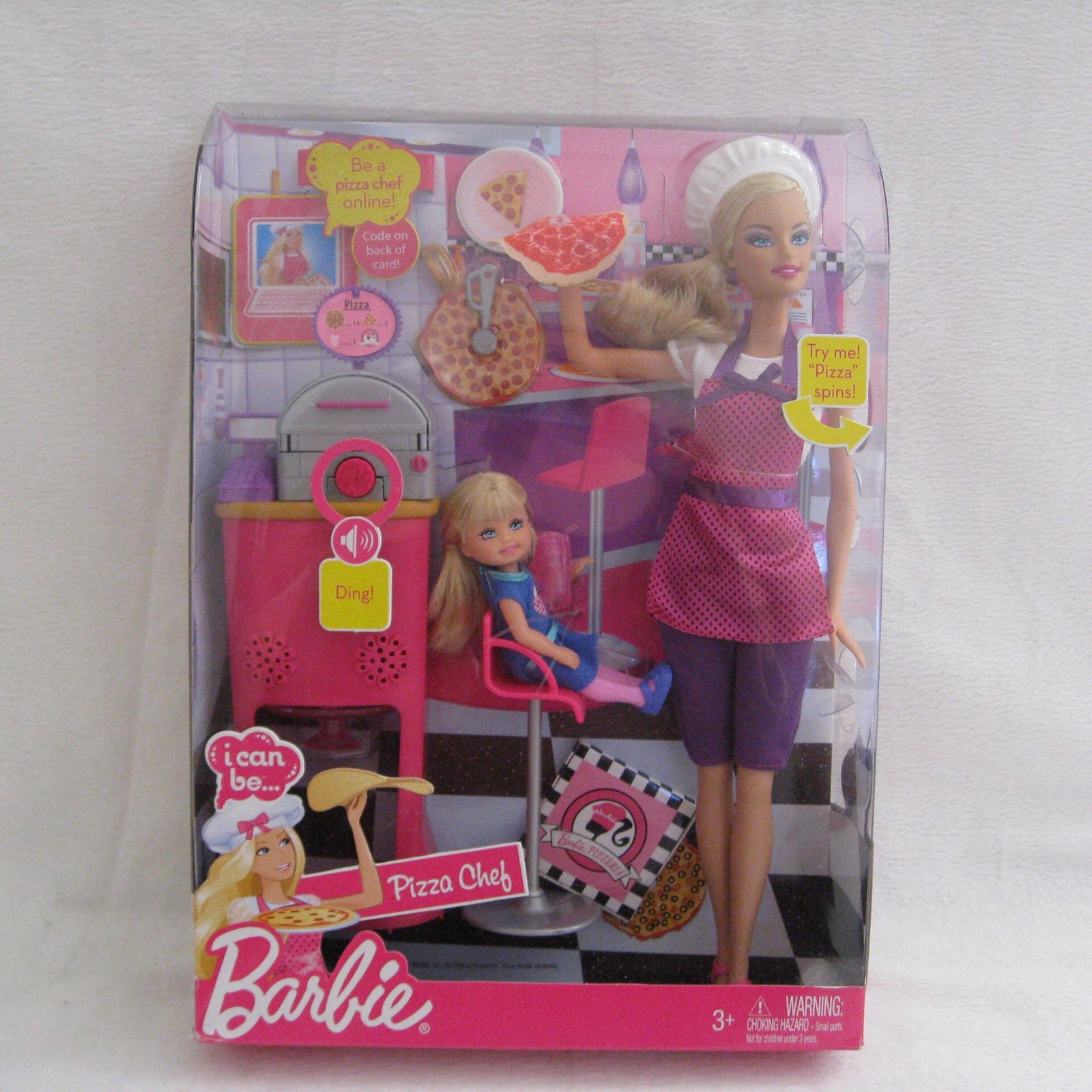 barbie playset chef de pizza