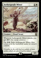 Aethergeode Miner #163 MTG Modern Horizons 3 NM X1