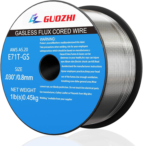 10-Lb E71T-1C 0.030" Gas-shielding Flux-cored MIG Welding Wire 8-in Spool - Foto 3