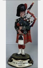 Vintage Charles Stadden Hand Painted Figure ‘Piper The Black Watch 1984’