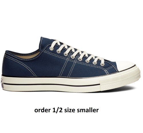 converse navy low