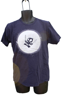 Shirt Woot! Unstealthiest Ninja Tshirt Size MEDIUM Moon Space Cute Navy Blue