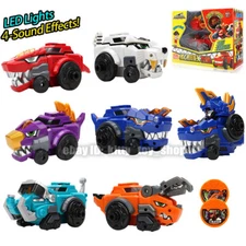 Dino Core Dinosaur Transform Ultra Chest Part Helmet Disk Figure Kids Toy Car