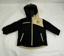 Reebok NHL Pittsburgh Penguins Toddler Youth Winter Coat Jacket Size 2T