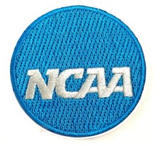 NCAA Blue Logo Patch iron/sew on March Madness Basketball 2" 