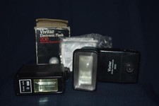 Vivitar Flash Electronic 200 and Zoom Thyristor 3500 Lot of 2 UNTESTED