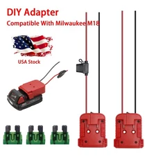 DIY Power Wheel Adapter Connect Compatible With Milwaukee M18 18V Battery Dock