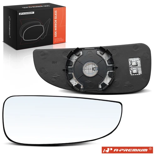 A-Premium Right Passenger Lower Mirror Glass with Heated for Ram ProMaster 1500