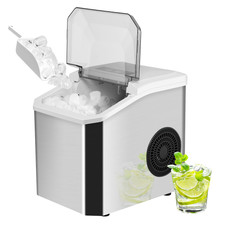 100W Speiseeismaschine Eiswürfelmaschine Eis...