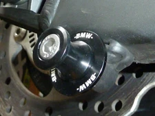 BMW S1000R 2014-2022 BLACK PADDOCK STAND BOBBINS COTTON REELS SPOOLS REAR LIFTS