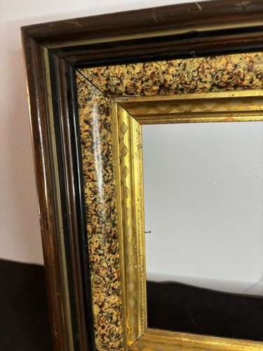 Antique old wooden decorative frame 15”x13” Pic 8x10” 3 Frames Deep Gold - Picture 4 of 14