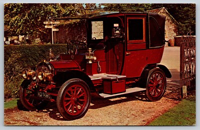 Postcard Early Car 1908 12/14 HP Unic Taxicab 24G