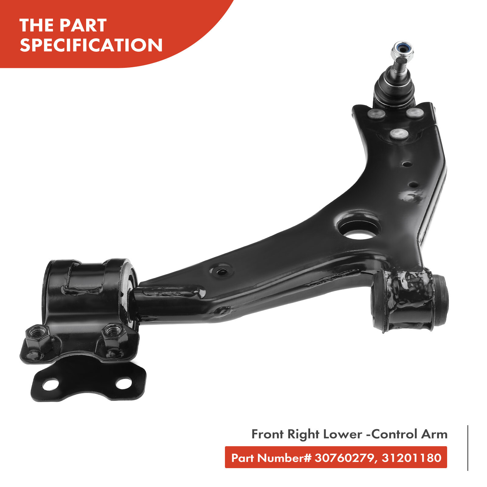 APremium 2x Front Lower Control Arms for Ford Focus MK2 CMax DM2 Volvo V50 S40 eBay
