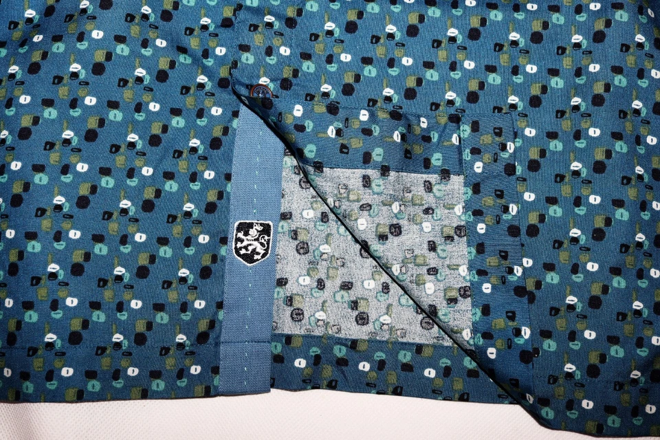 Nat Nast Ritts Luxury Originals Men's Short Sleeve Button Front Shirt Size Large - Image 4 of 4