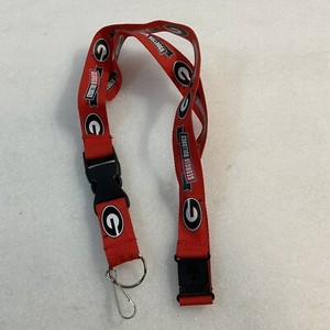 Georgia Bulldogs NCAA Breakaway Lanyard Key Ring Red