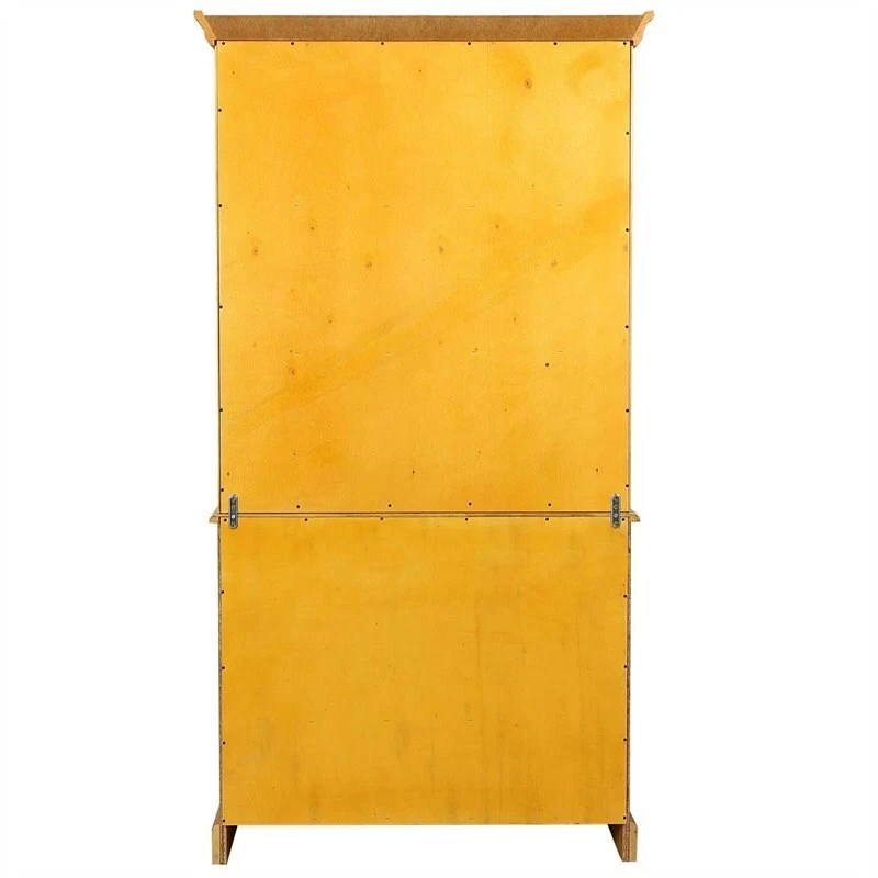 Sunset Trading Roble Selecciones Madera Recuerdo Buffet y Cabaña Iluminada en Roble Foto 4 de 4