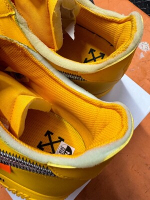 Off-White×NikeAirForce1LowUniversityGold Nike X Off-White Air Force 1 Low 