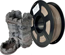 3D Printer PLA Filament 1.75mm, Rock Stone Color, 1kg for Ender3 CR10