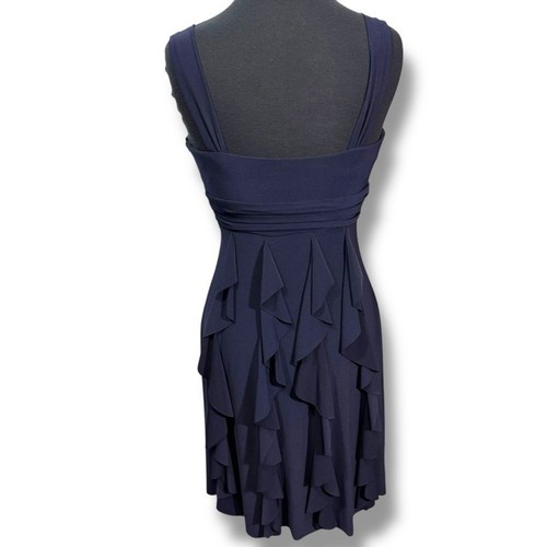 Vintage Betsy & Adam Navy Rüschenkleid - Bild 5 von 16