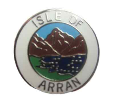 Isle Of Arran Quality Enamel Lapel Pin Badge