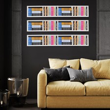 3pcs CD Wall Mount Racks CD Storage Holder Rack Display CD-DVD Stand White