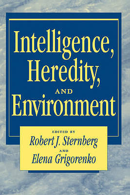 Intelligence, Heredity and Environment Sternberg Grigorenko Paperback