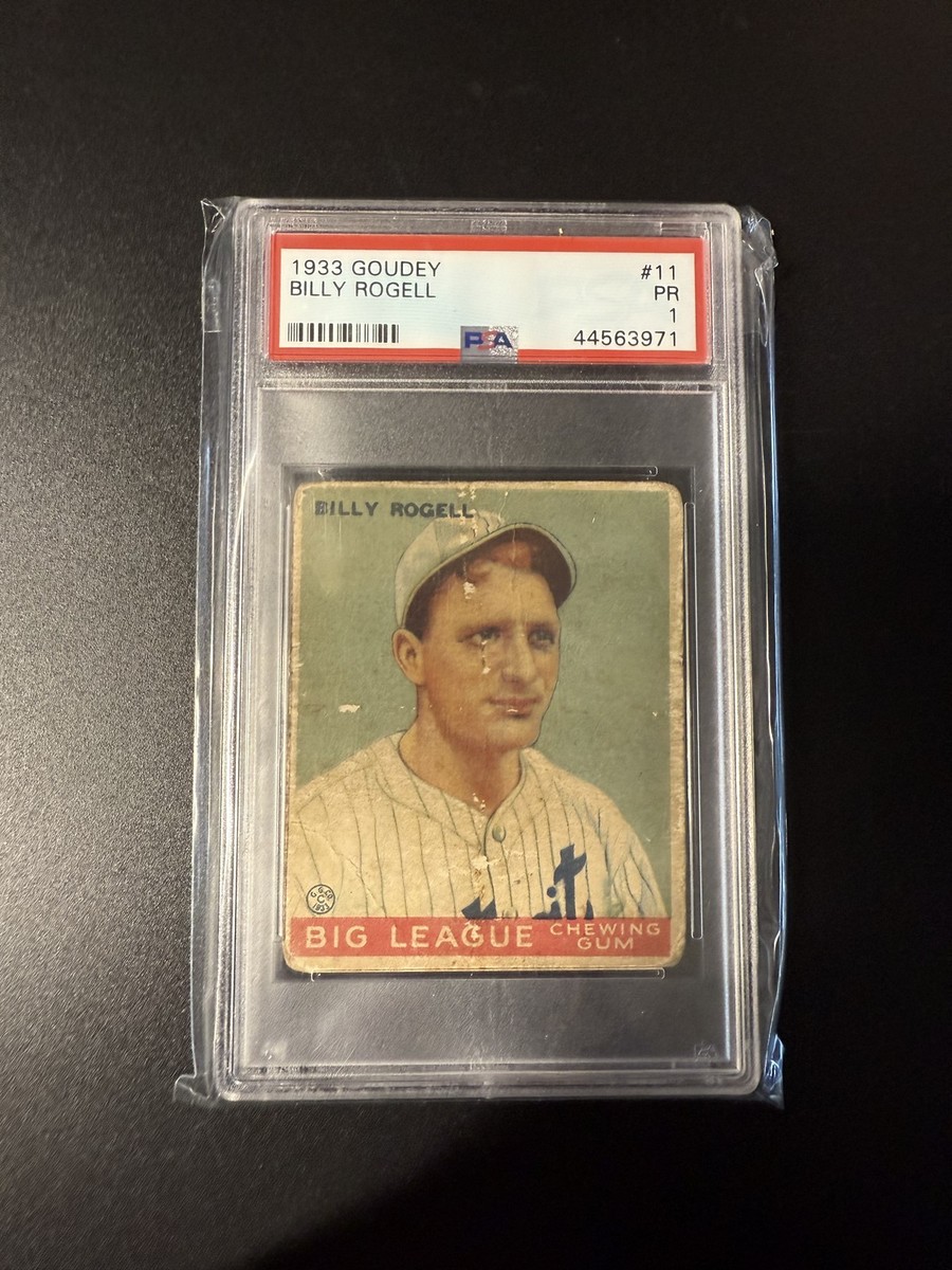 1933 Goudey Big League Chewing Gum - R319 Billy Rogell #11