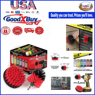 #ad #ad Heavy Duty Outdoor Power Scrubber Kit Concrete amp; Brick Cleaner Gutter amp; D... $53.96