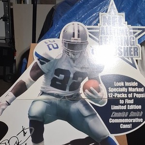COWBOYS MEMORABILIA  Emmitt Smith 4FT×4FT  RARE  [555 Total Made] UNUSED ITEM