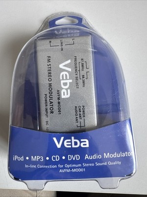 Veba Fakra Verkabelt Fm-Modulator Sender AVFM-MOD01 IPHONE MP3 Auto Aux Ipod