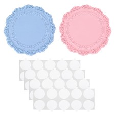 Wax Seal Silicone Pad, 2 Pack Wax Seal Pads with 40 Double Sided Adhesive Dot...